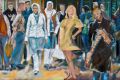 Kairo 3, oil on canvas, 70 x 140 cm, © Klaus Dobrunz