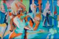 Ecke Goethe 3, 50 x 160 cm, oil on canvas, © Klaus Dobrunz