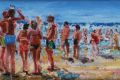Copacabana 1, oil on canvas, 18 x 50 cm, © Klaus Dobrunz