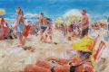 Copacabana 2, oil on canvas, 18 x 50 cm, © Klaus Dobrunz