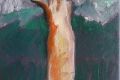 Baum 9, 36 x 22 cm, oil on canvas, © Klaus Dobrunz