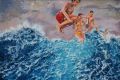 Wave 4, oil on canvas, 75 x 110 cm, © Klaus Dobrunz